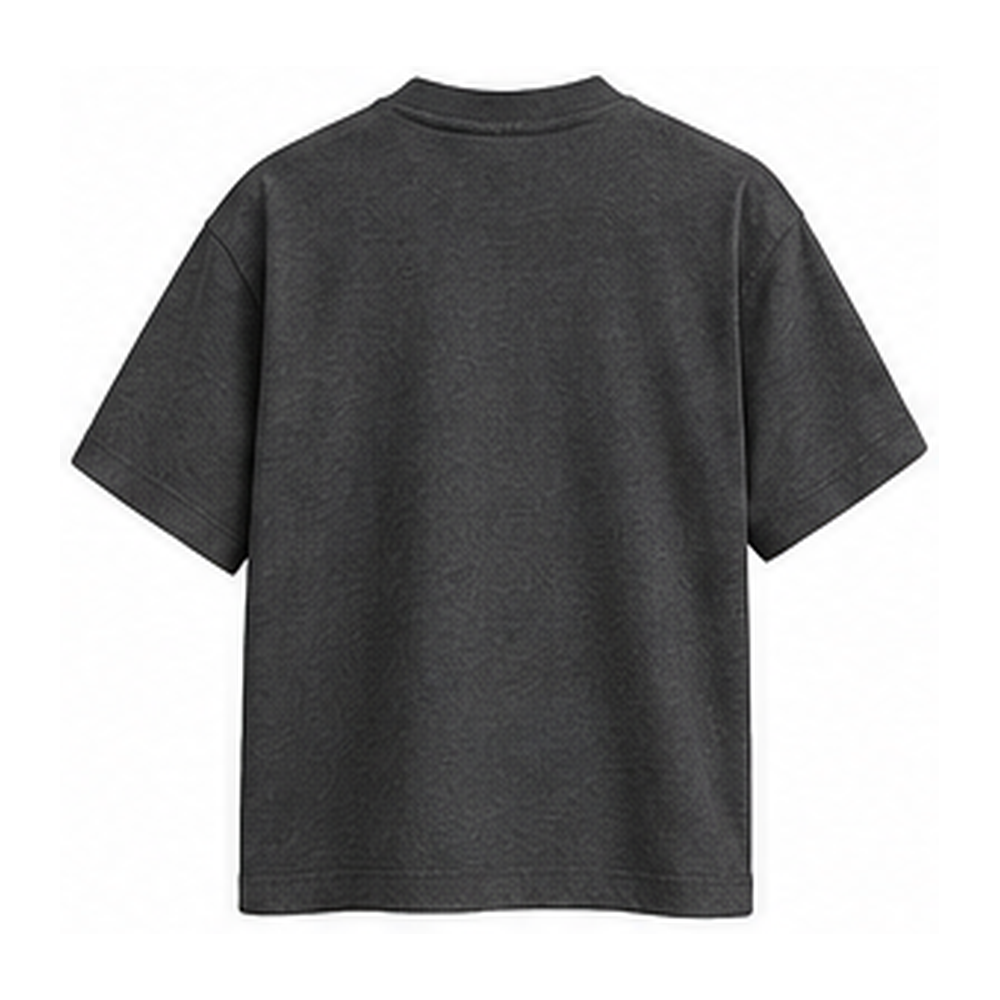H&U Heather Charcoal T-shirt — back view