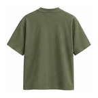 H&U Military Green T-shirt — back view