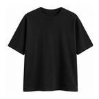 H&U Black T-shirt — front view