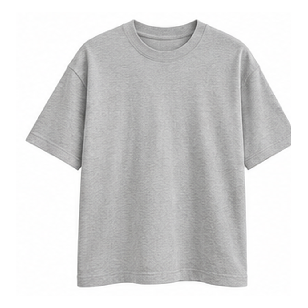 H&U Heather Grey T-shirt — front view