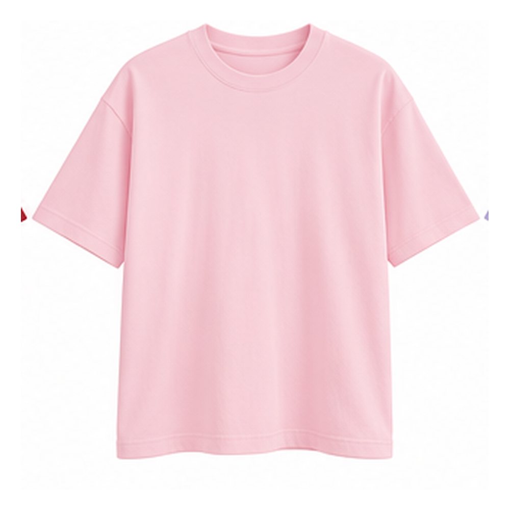 H&U Pale Pink T-shirt — front view