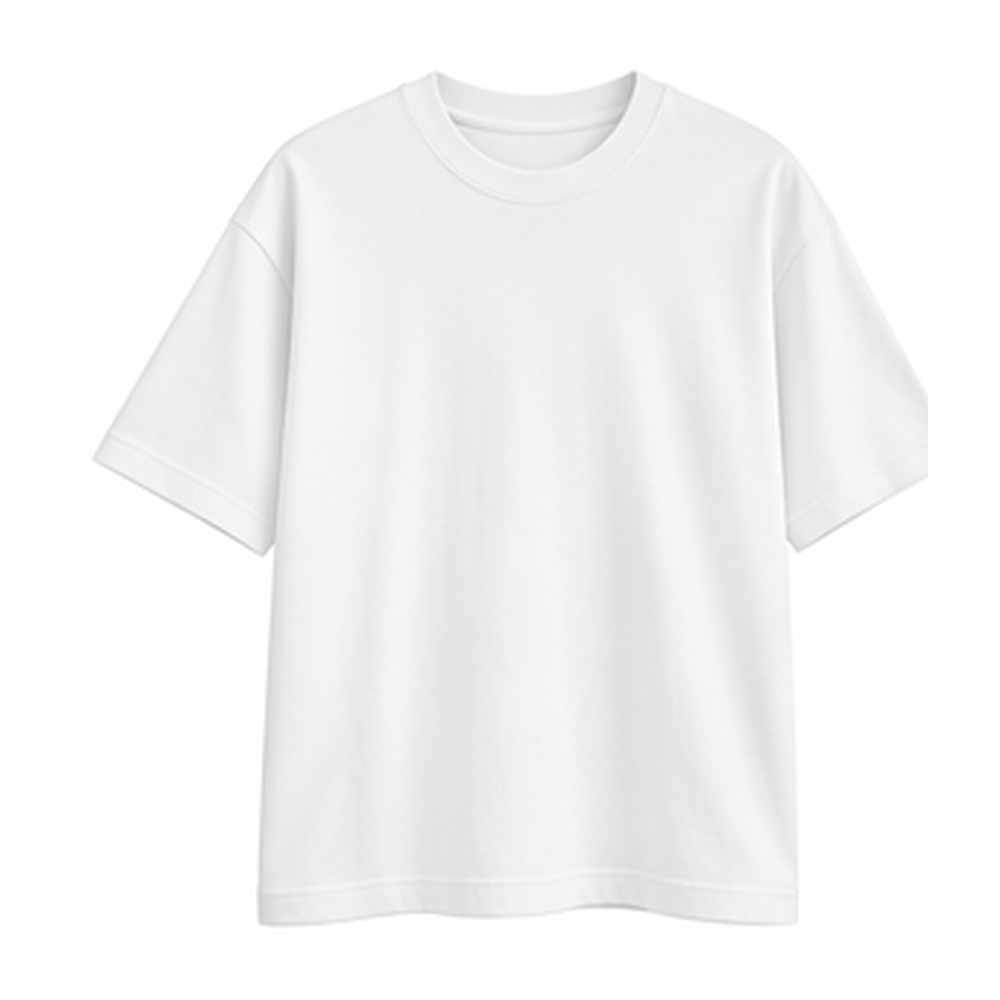 H&U White T-shirt — front view